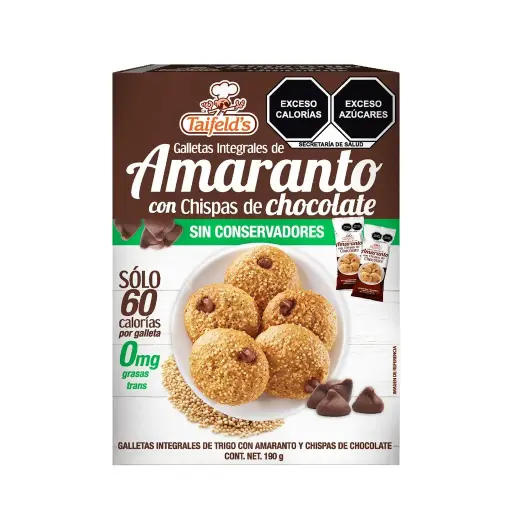 [0232-ECO-ECO] Galleta Amaranto Chispas Chocolate 190g